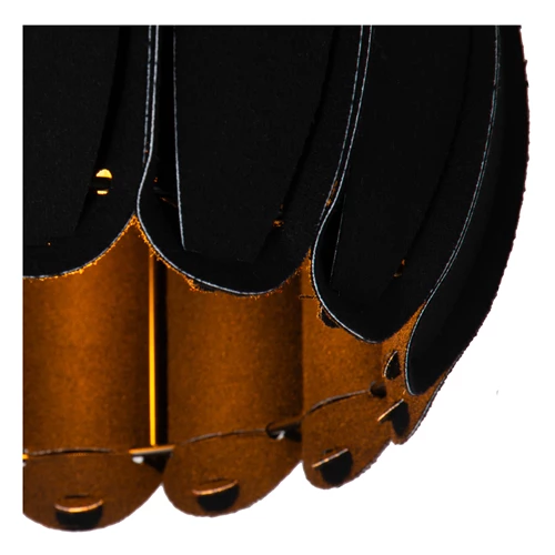 Lucide SPENCER - Plafonnier - Ø 30 cm - 1xE27 - Noir - détail 1